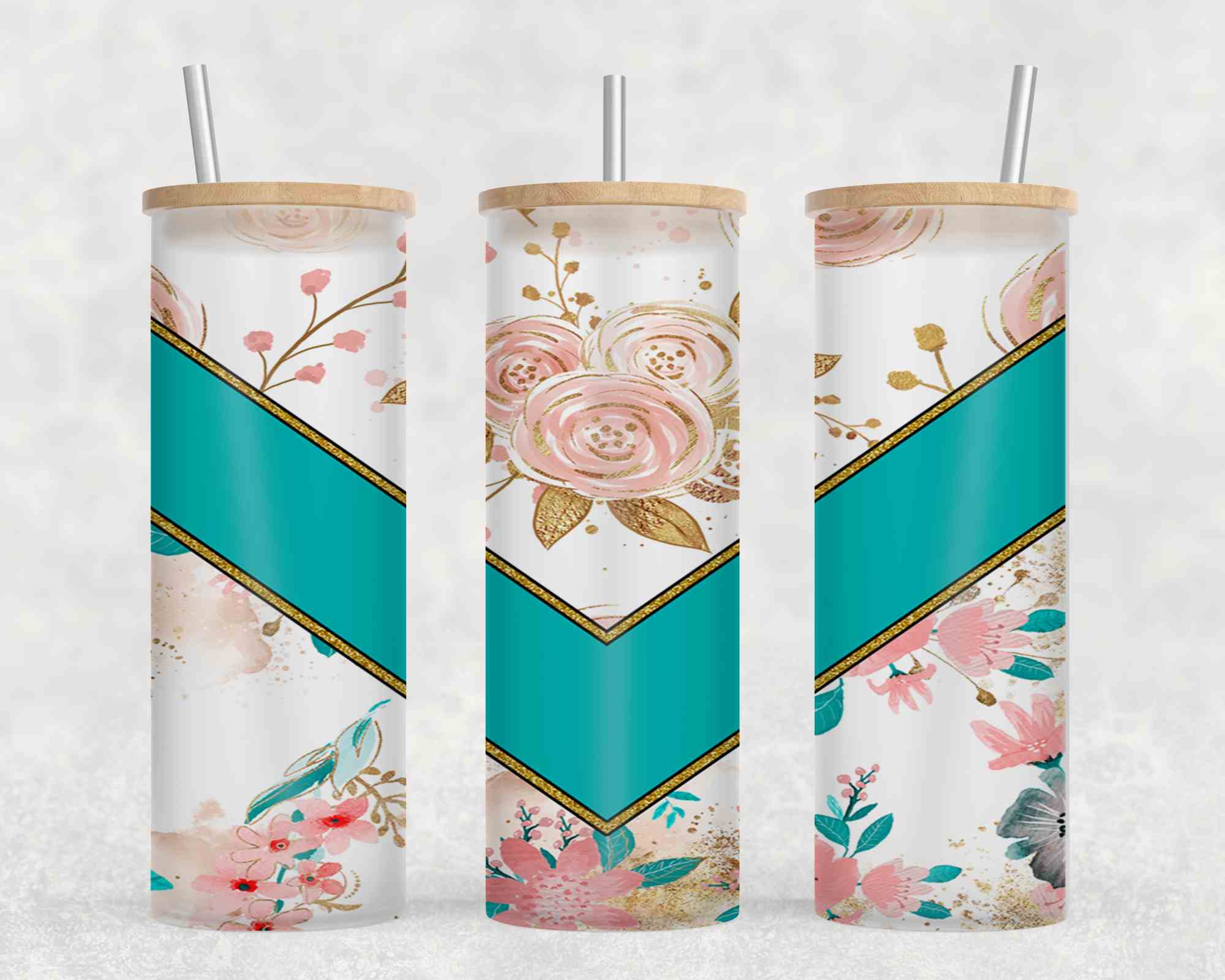 Teal Vee Roses-10615